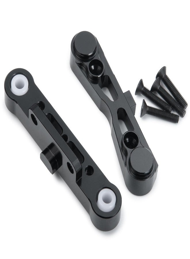 MORFUM RC Aluminum Rear Lower Suspension Mount Fixing Arm Upgrades Part Compatible with Arrma Kraton Typhon Senton Talion 1/8 RC Car Upgrade Parts (Black) - Image 5